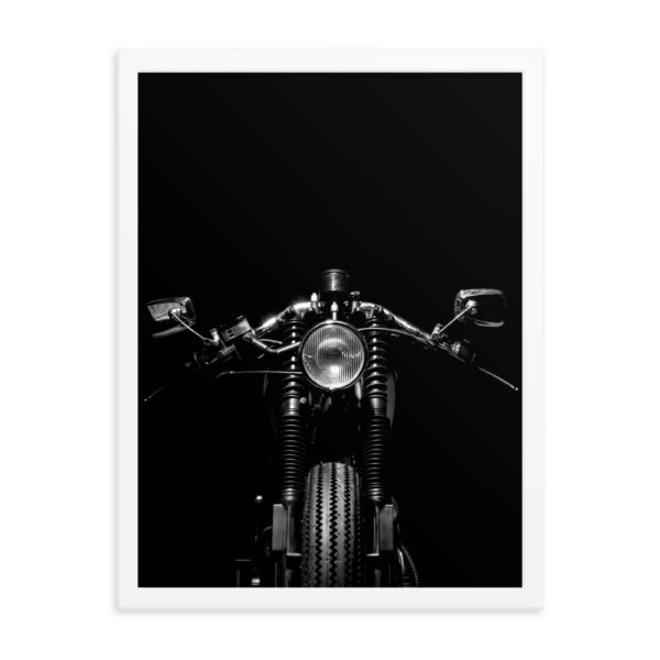 Classic Motorcycle Framed Photo Poster