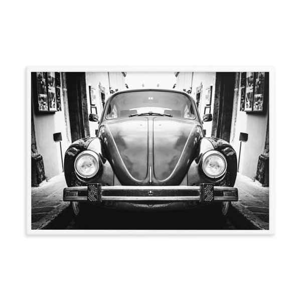 Old Classic Retro Auto. Framed Photo Poster