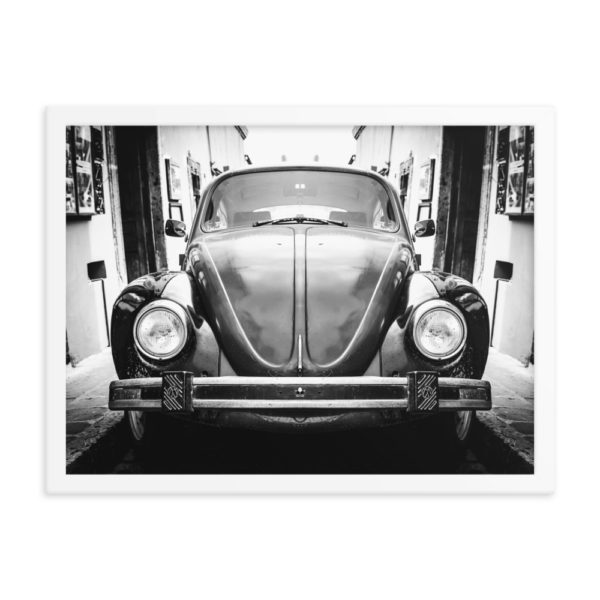 Old Classic Retro Auto. Framed Photo Poster