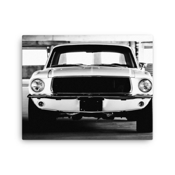 Old Classic Retro Auto. Photo Print Canvas
