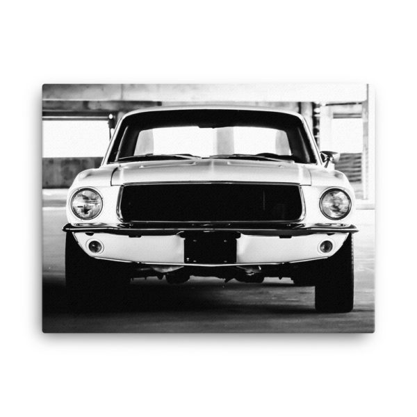 Old Classic Retro Auto. Photo Print Canvas
