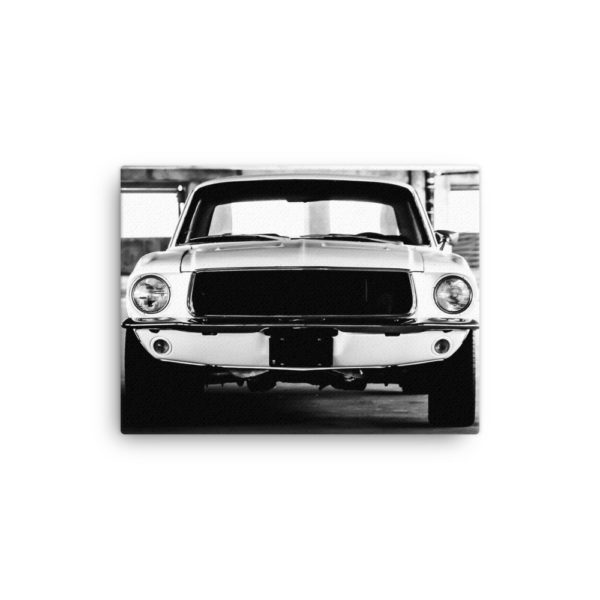 Old Classic Retro Auto. Photo Print Canvas