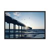 Pier on the Sea. Framed Photo Poster